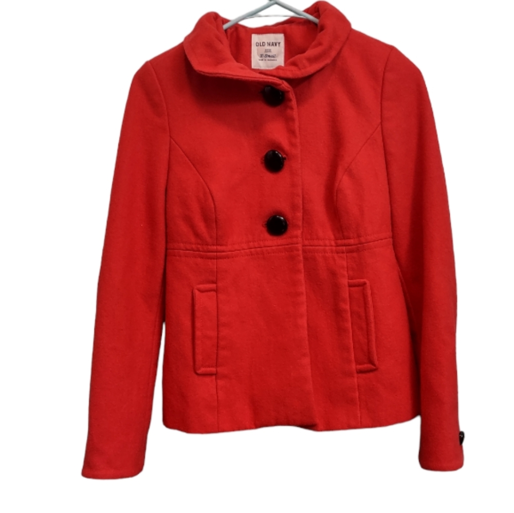 Old Navy Wool Blend Over Coat Size XS